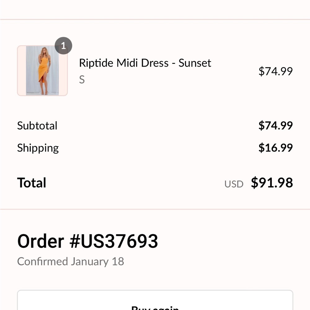 Midi yellow/sunset dress